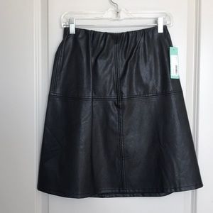 Comfort by Margaret M Leather Skirt